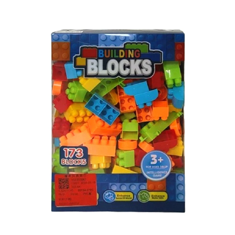 Juego Didactico Bloques Paquete 173 Caja