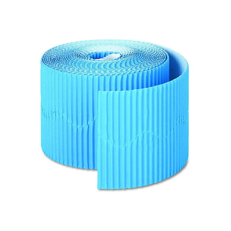Borde Corrugado Azul Brillante 2-1/4X50'