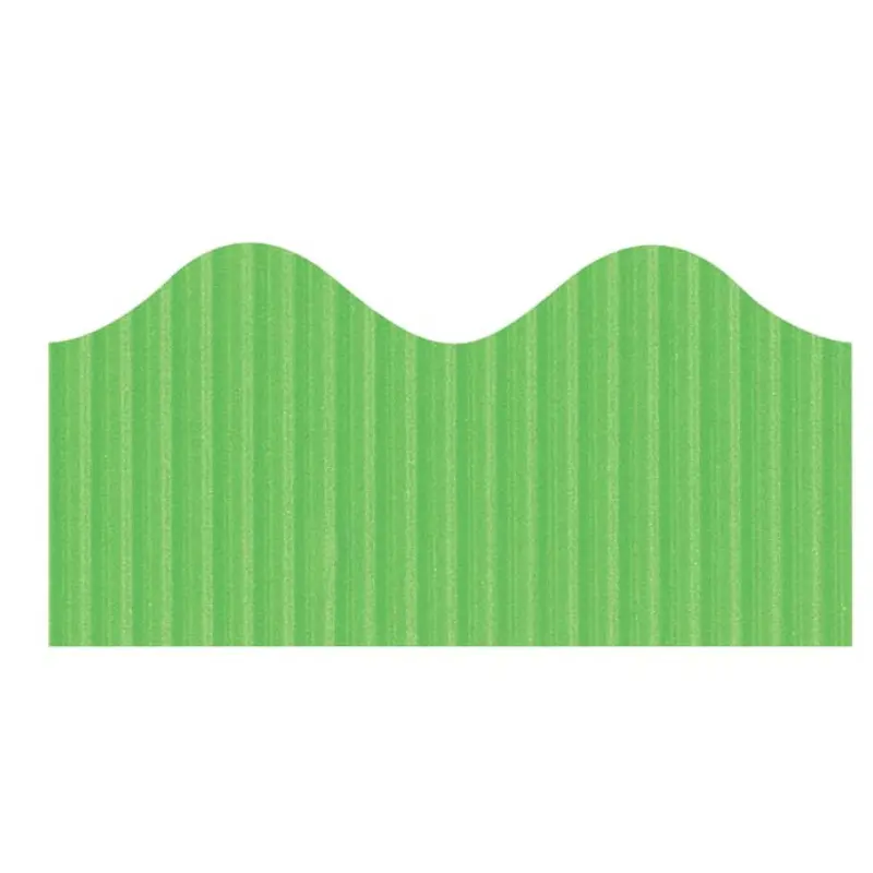 Borde Corrugado Verde Claro 2-1/4X50'