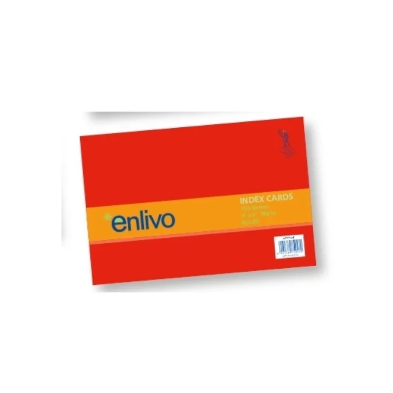 Index Card 3x5 Rayada Paquete100 Enlivo 475241
