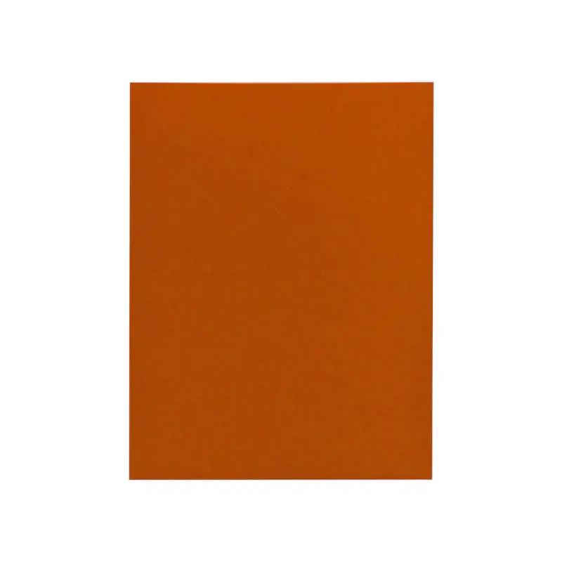 Foamy Tamaño Carta Naranja Osc Paquete10