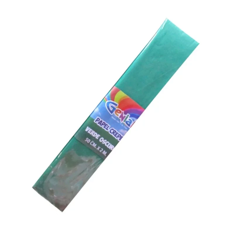 Papel Crepe Verde Oscuro