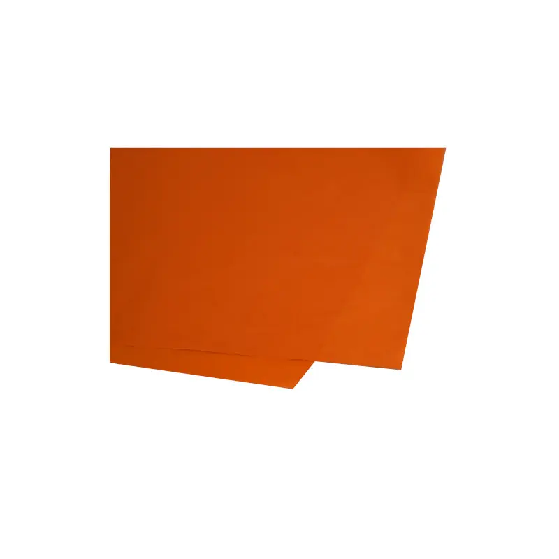 Papel China Fluorecente Paquete100 Naranja  20 X26