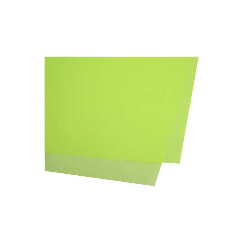 Papel China Fluorecente Paquete100 Verde  20 X26