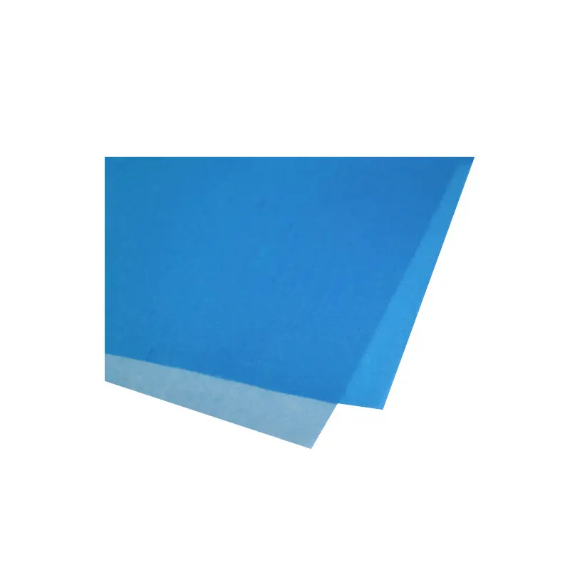 Papel China Fluorecente Paquete100 Azul  20 X26