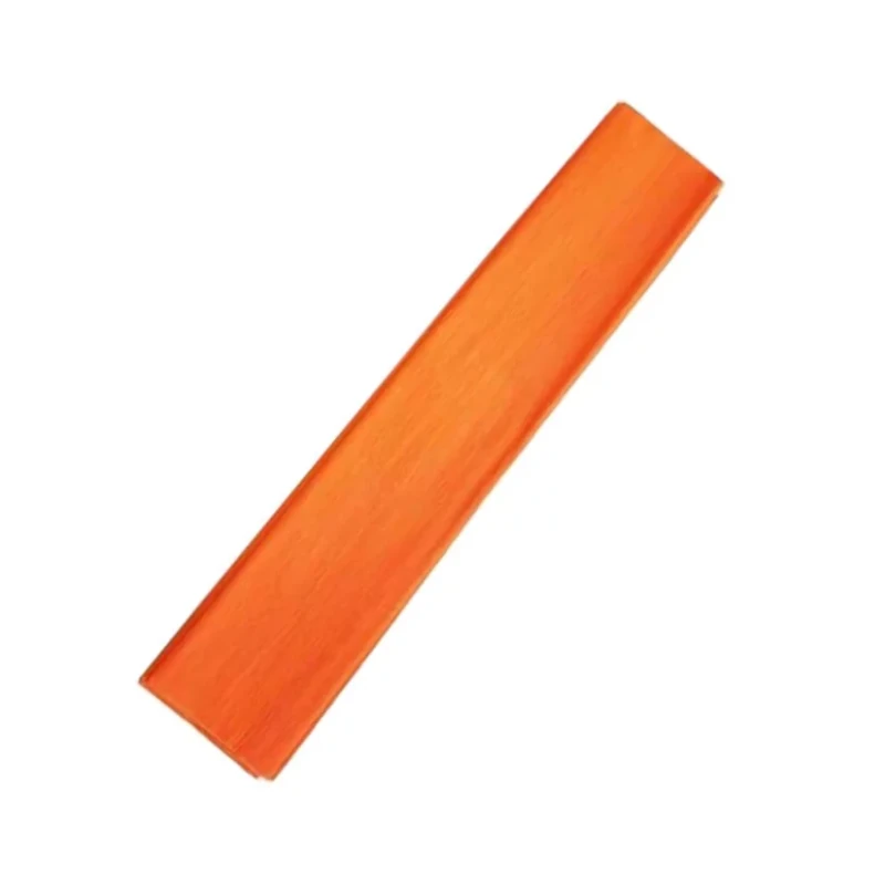 Papel Crepe Flourecente Paquete10 Naranja 50cmx2m