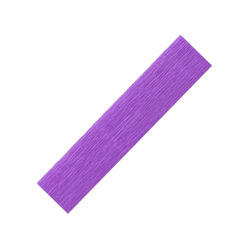 Papel Crepe Flourecente Paquete10 Morado 50cmx2m