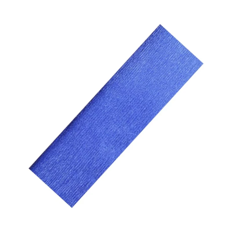 Papel Crepe Metalico Paquete10 Azul 50cmx2m