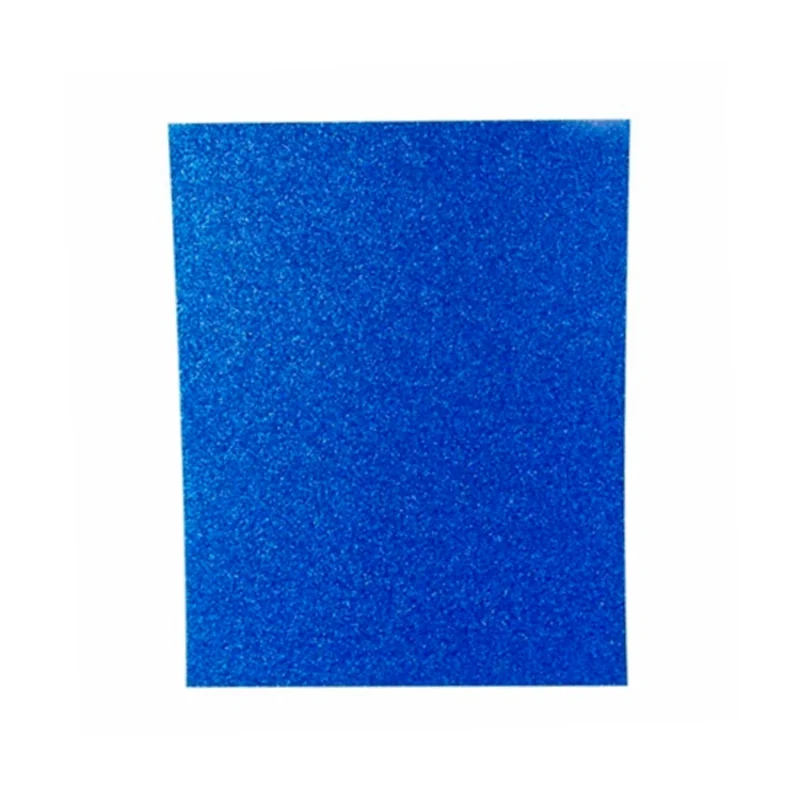 Foamy Tamaño Carta Escarchada Azul Ro Paquete10