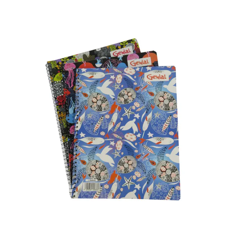 Cuaderno #3 1 Materias 70 Hojas Genial Diseños Femeninos