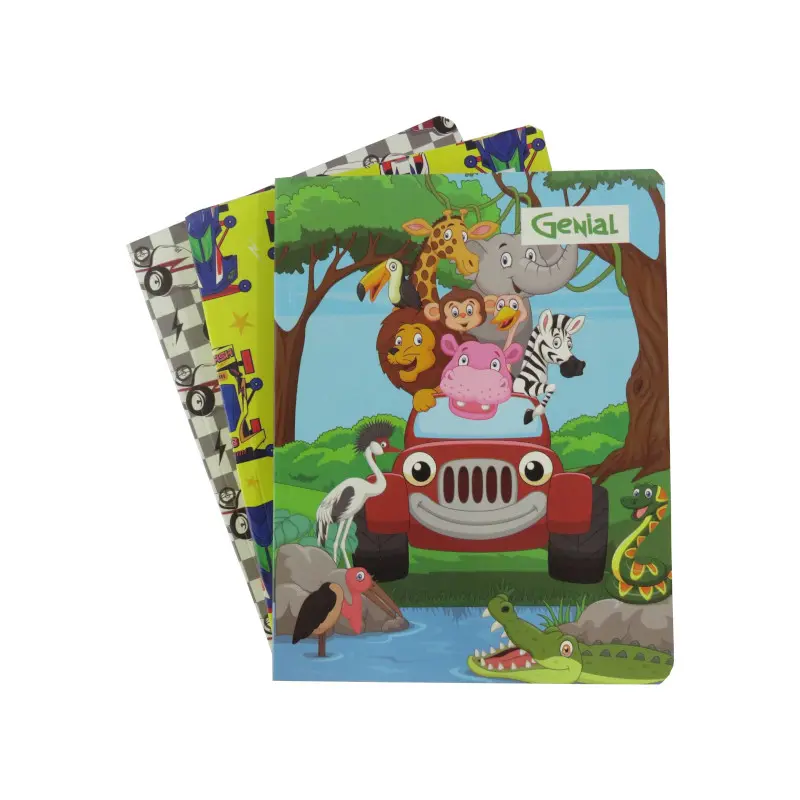 Cuaderno Unico Corto 400 Pag Genial Diseños Niño