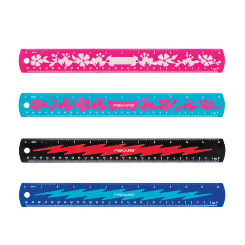 Regla PlastIco 30Cm Diseños Surtidos Fiskars