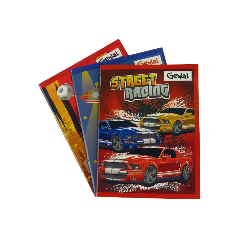 Cuaderno Tarea 80 Pag Cuadriculado Genial Surtido