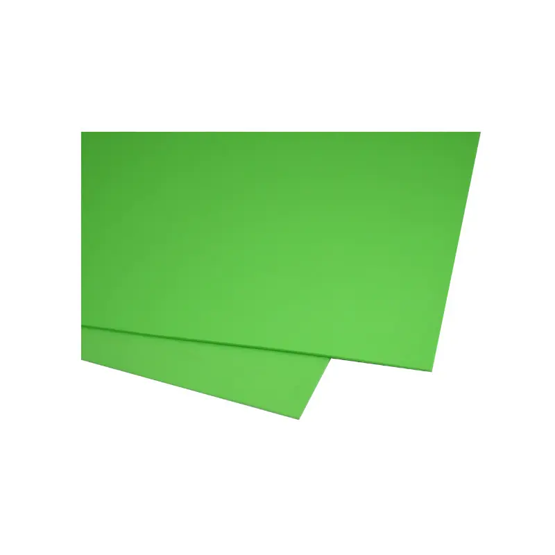 Foamy Tamaño Carta Fluorecente Verde Paquete10