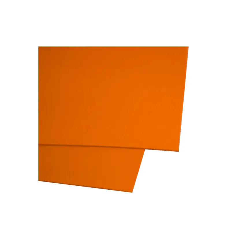 Foamy Tamaño Carta Fluorecente Naranja Paquete10