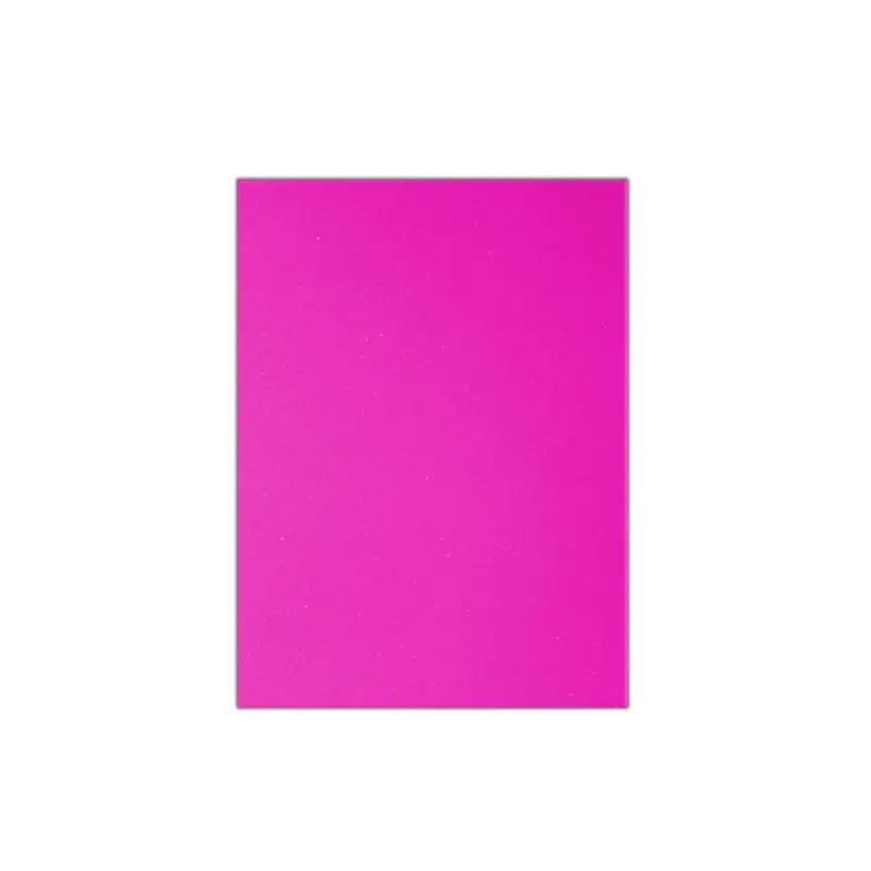 Foamy Tamaño Carta Fluorecente Rosa Paquete10