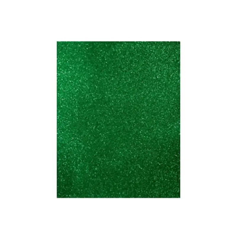 Cartulina Escarchada Paquete25 Verde 50x70cm