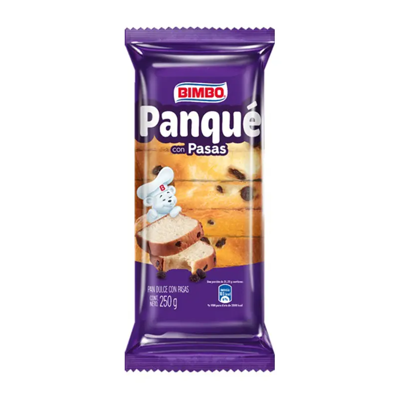 Panque C/Pasas Bimbo 250gr