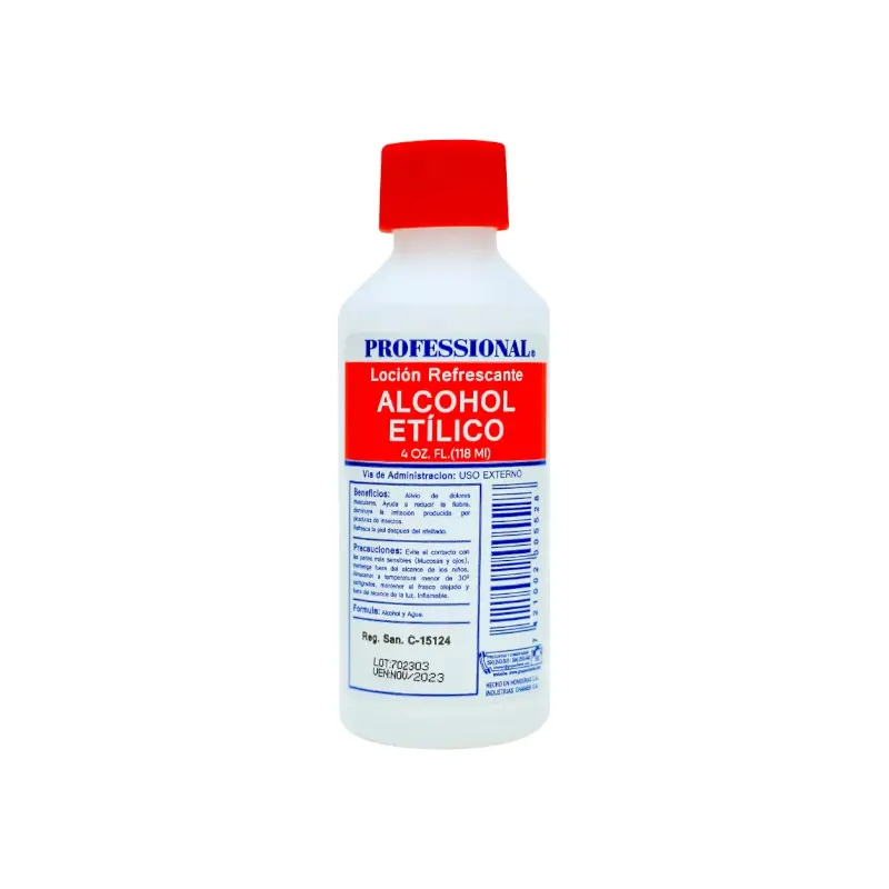 Alcohol Etilico Profesional 4 Onz