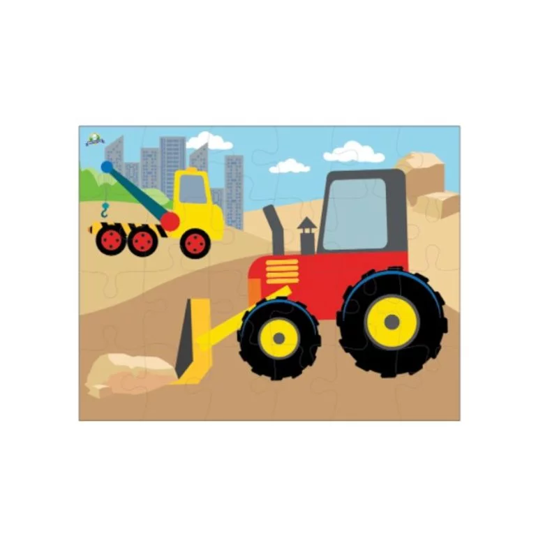 Rompecabezas Tractores 24Piezas Mis Pasitos
