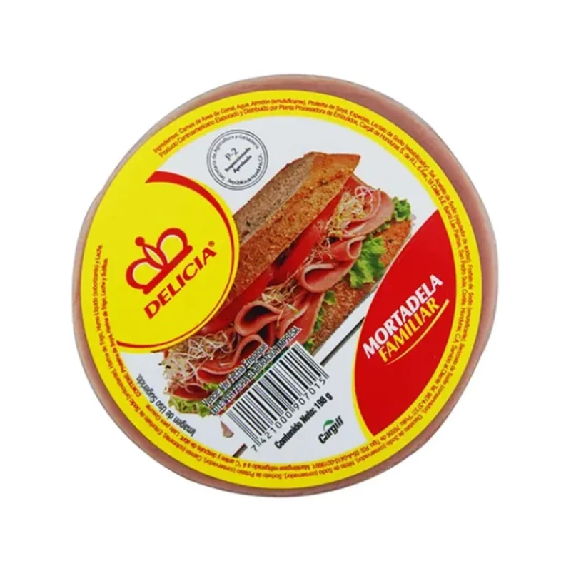 Mortadela Delicia Pqt 198gr