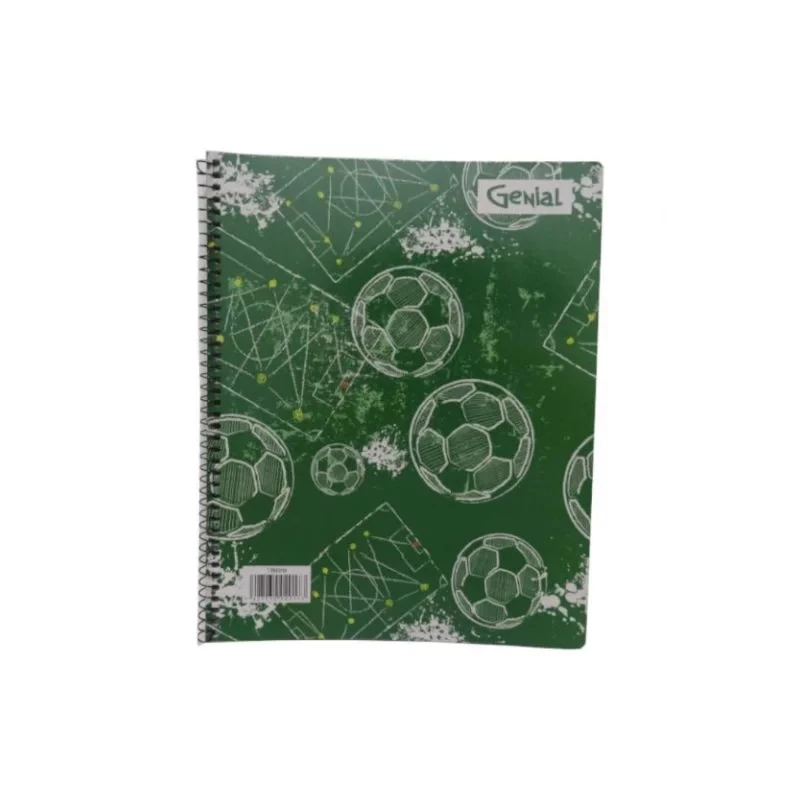 Cuaderno Espiral 1 Materia 70 Hjs Genial Diseños Masculinos
