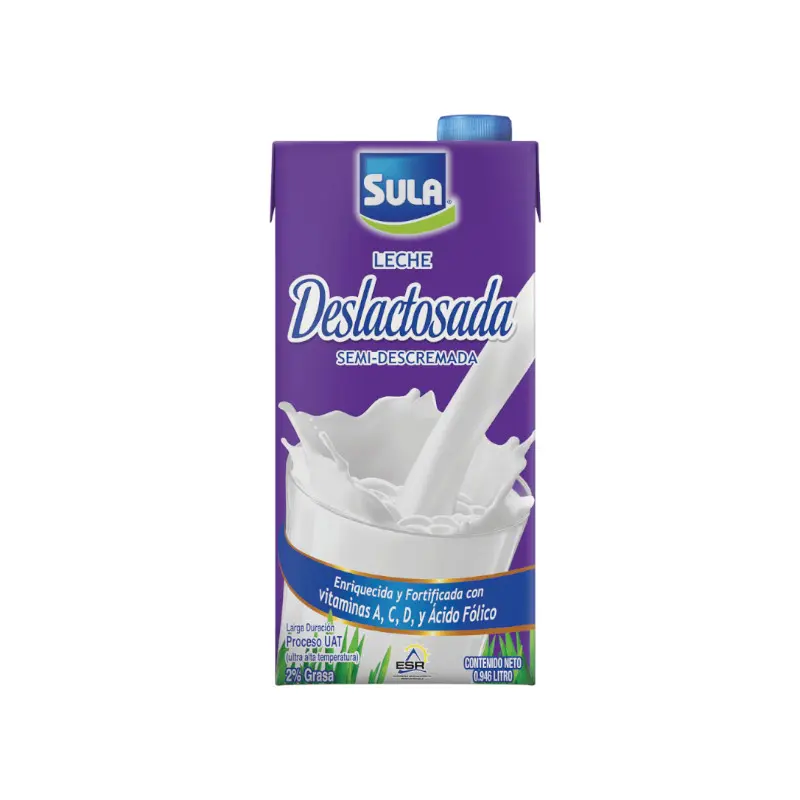 Leche Sula Semi-Descremada Cja 946ml
