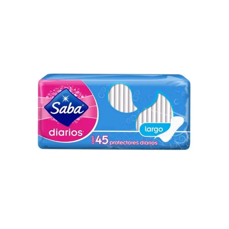 Protector Diario Saba Largo Pqt45