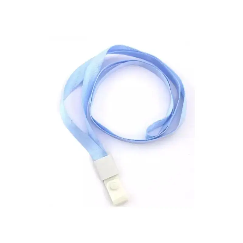 Cordon Para Gafete Pqt12 Deli Azul Claro