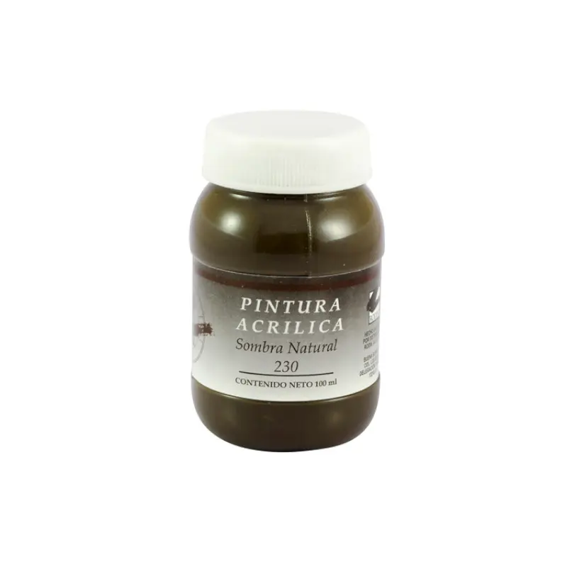 Pintura Acrilica 100 Ml Sombra Natural Atl