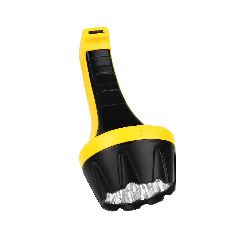 Linterna Recargable Led 110V Neg/Amarillo