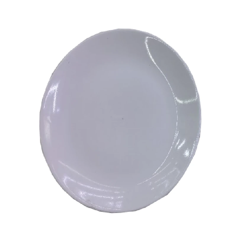 Plato Ceramica 18 Pulg Blanco