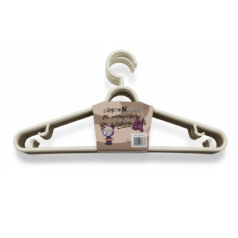 Ganchos Para Closet Plastico 5Pzs Surtido