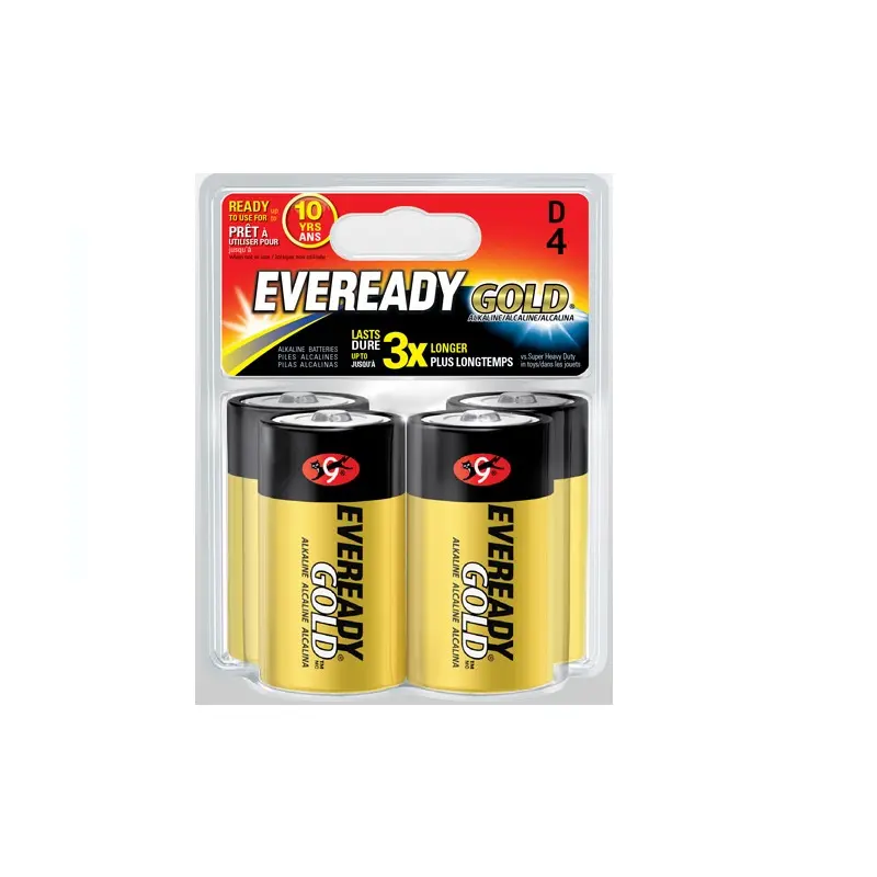 Bateria Alcalina Eveready D Paq-2