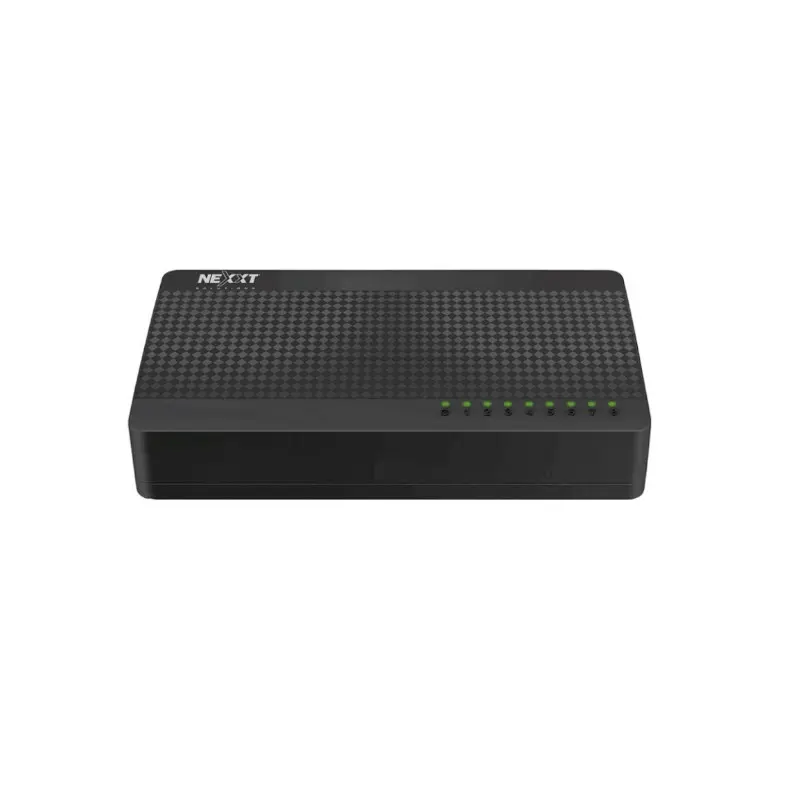 Switch Mini  8 Puertos 10/100  Naxos800  Para Escritorio  Nexxt  Asidt084u3