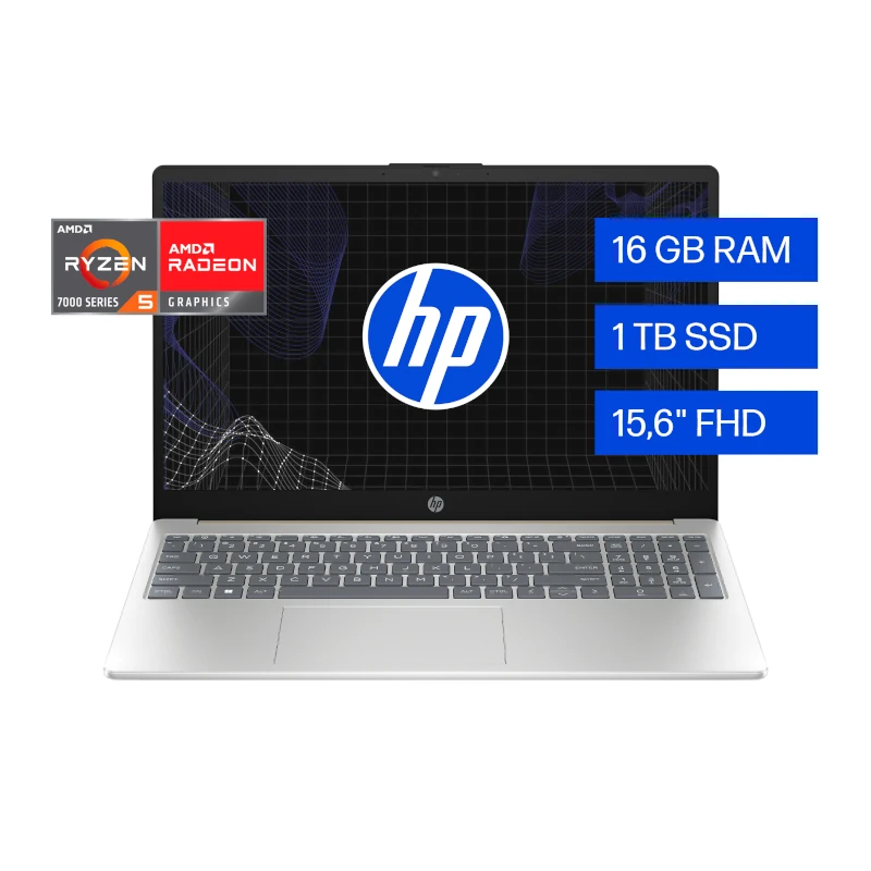 Laptop HP 15-Fc0258la Pulgadas Amd Ryzen 5-16Gb-1Tb Ssd