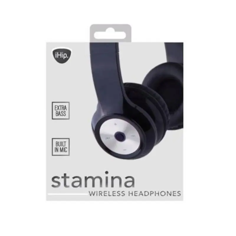 Audifono Ihip Stamina Inalambrico Blt Negro Bb811
