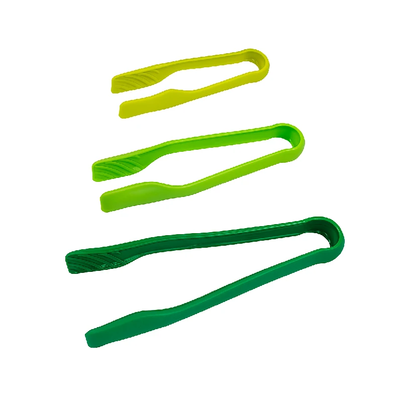 Utensilio De Cocina Pinza Plastico 3 pzas 15/20/26cm