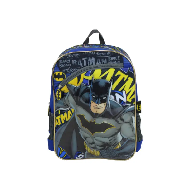 Mochila Batman 16  + Lonchera + Lapicero