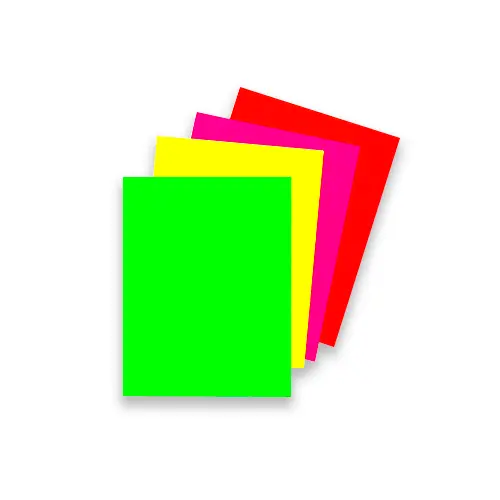 Cartulina Fluorescente