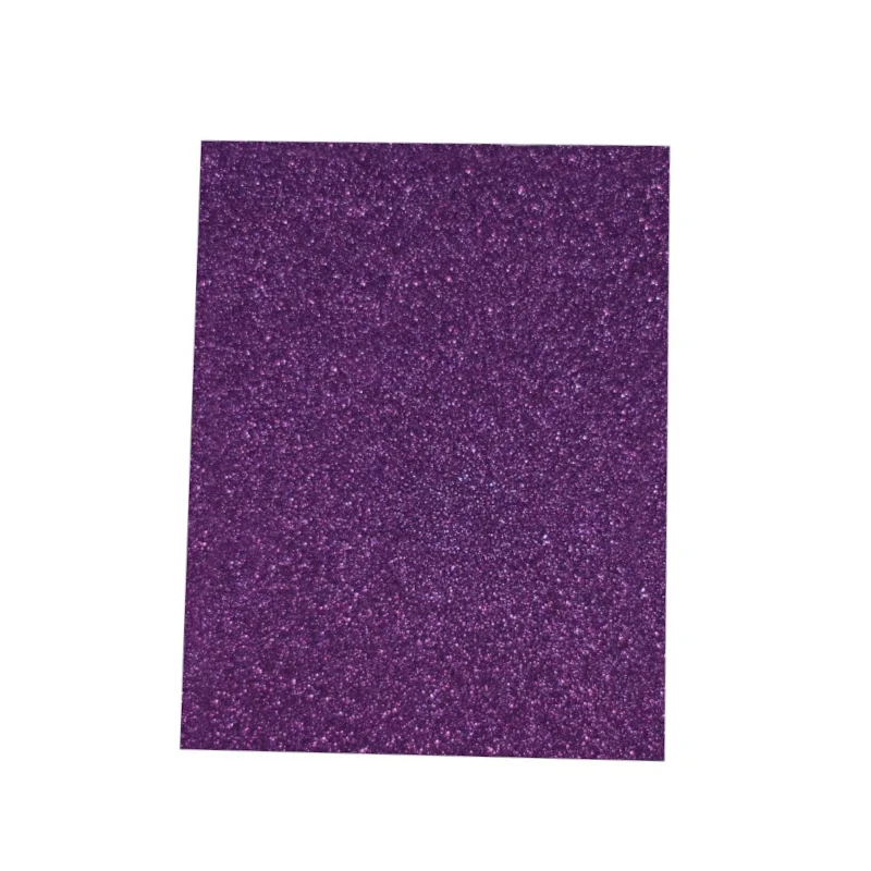 Foamy Pliego Escarchada Morado Paquete10 50X70Cm