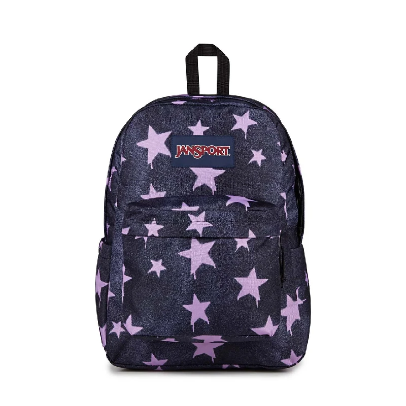 Mochila Jansport Superbreak Plus Sprayed Stars Pastel Lilac