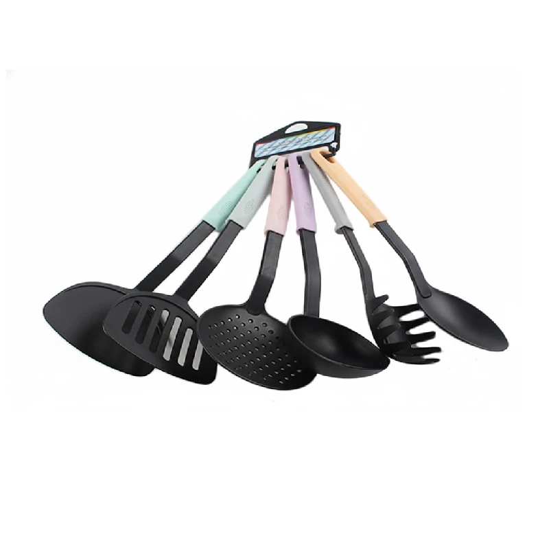 Utensilio Plastico Cucharon 6Pzs Surtido