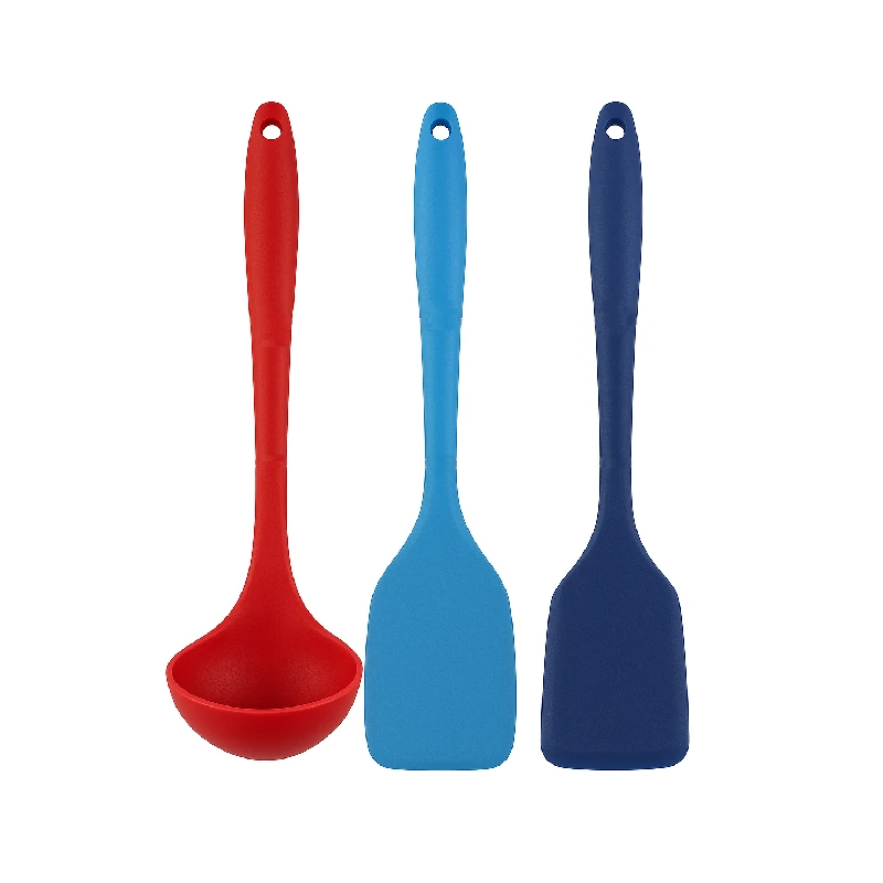 Utensilio Silicon Cucharon 3Pzs Surtido