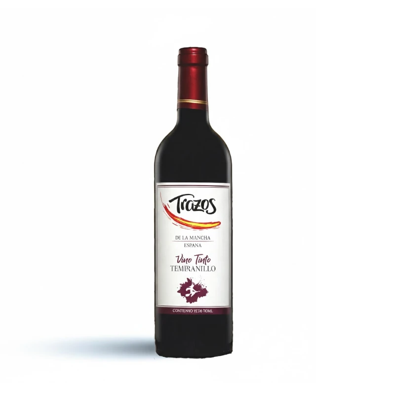 Vino Trazos Tempranillo Tinto 750 Ml