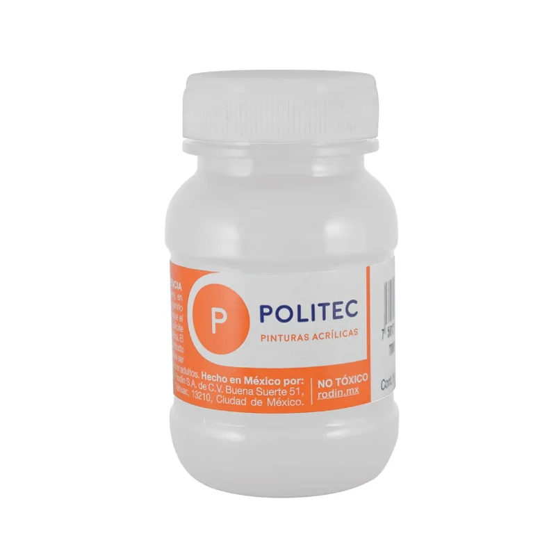 Pintura Acrilica 100 Ml Blanco 301 Politec