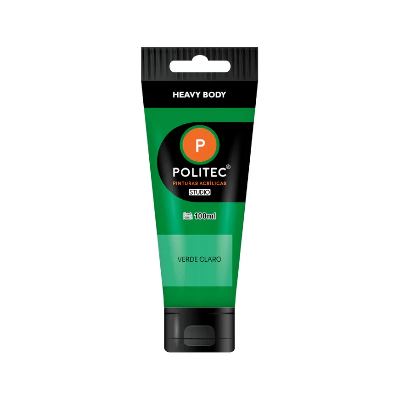 Pintura Acrilica L-3000 100Ml Verde Claro Politec
