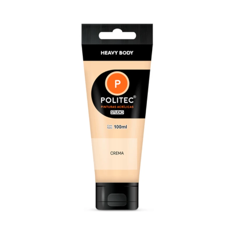 Pintura Acrilica L-3000 100Ml Crema Politec
