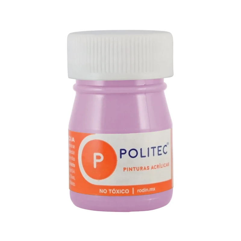 Pintura Acrilica 20 Ml Morado Claro Politec