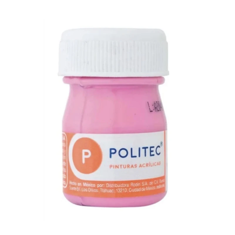 Pintura Acrilica 20 Ml Fusia Politec